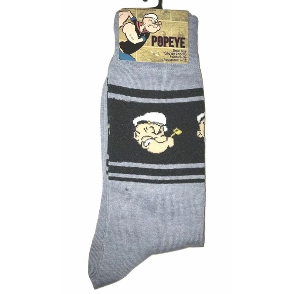 King Features Other - Popeye One Pair Men's Novelty Crew Socks